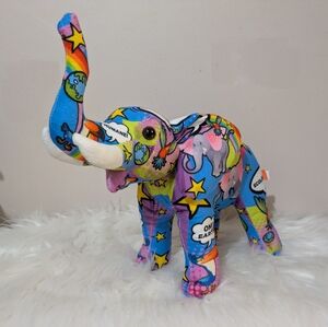 CCO 5 for $35 Wild Republic Message From The Planet Elephant Plush Toy NWOT